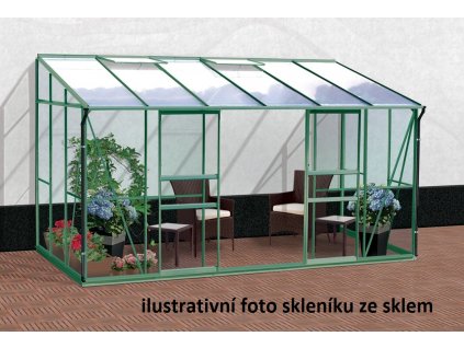 Skleník Vitavia IDA 7800 PC 4 mm zelený