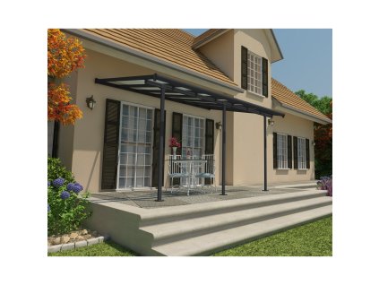 Hliníková pergola PALRAM Sierra 4200 antracit 3 x 4,25